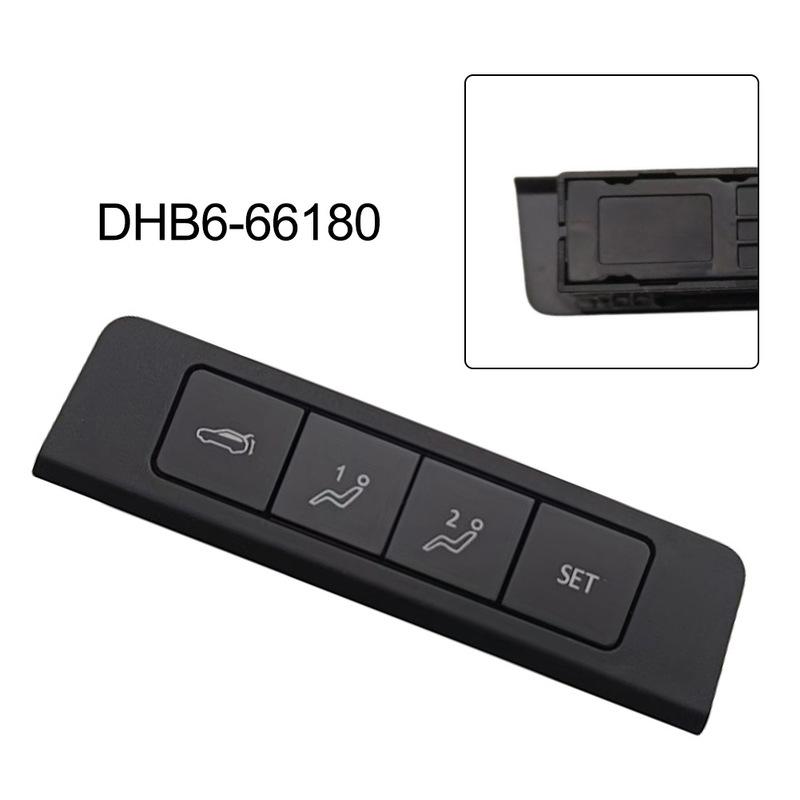 Car Interior Trunk Switch Button Replacement For Mazda 3 For CX-30 - DHB6-66180 Rear Tailgate Switch Button Black