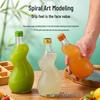 Creative Women's Flower & Fruit Beverage Bottles - New Style Sealed Glass Bottles for Home Brewing & Green Plum Wine