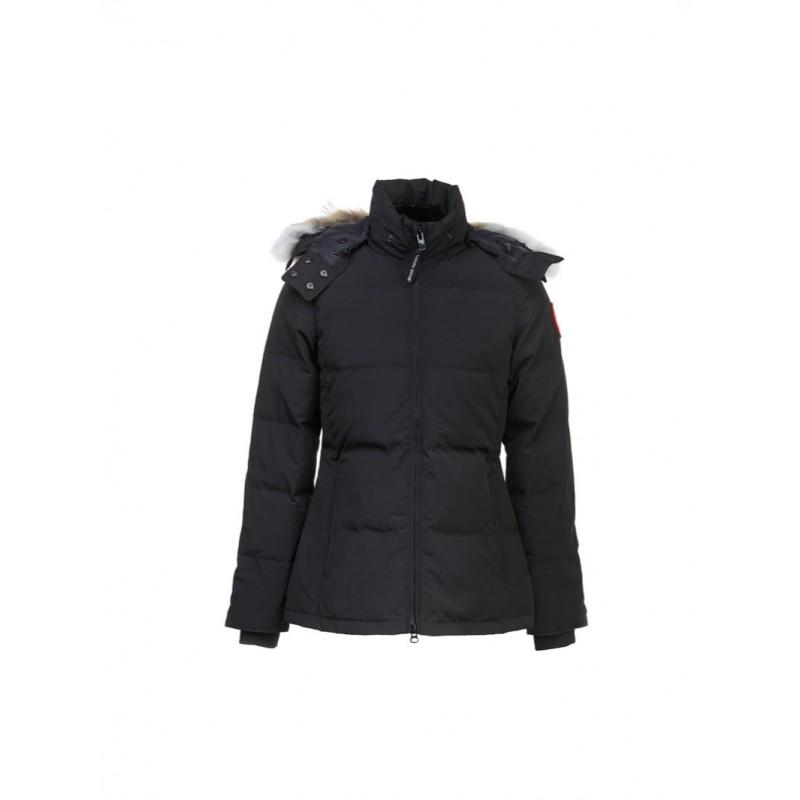 Womens Hooded Down Jacket With Removable Raccoon Fur Trim 90% White Duck Slim Fit Winter Coat