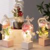 Clear Bouquet Bags Elegant Flower Packaging Boxes Single Rose Flower Box For Florist Retail And Special Event