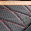 Car Seat Cushion Pad Anti-Slip Car Chair Cushion Comfortable Faux Leather Seat Pad Breathable Easy Clean For All Seasons