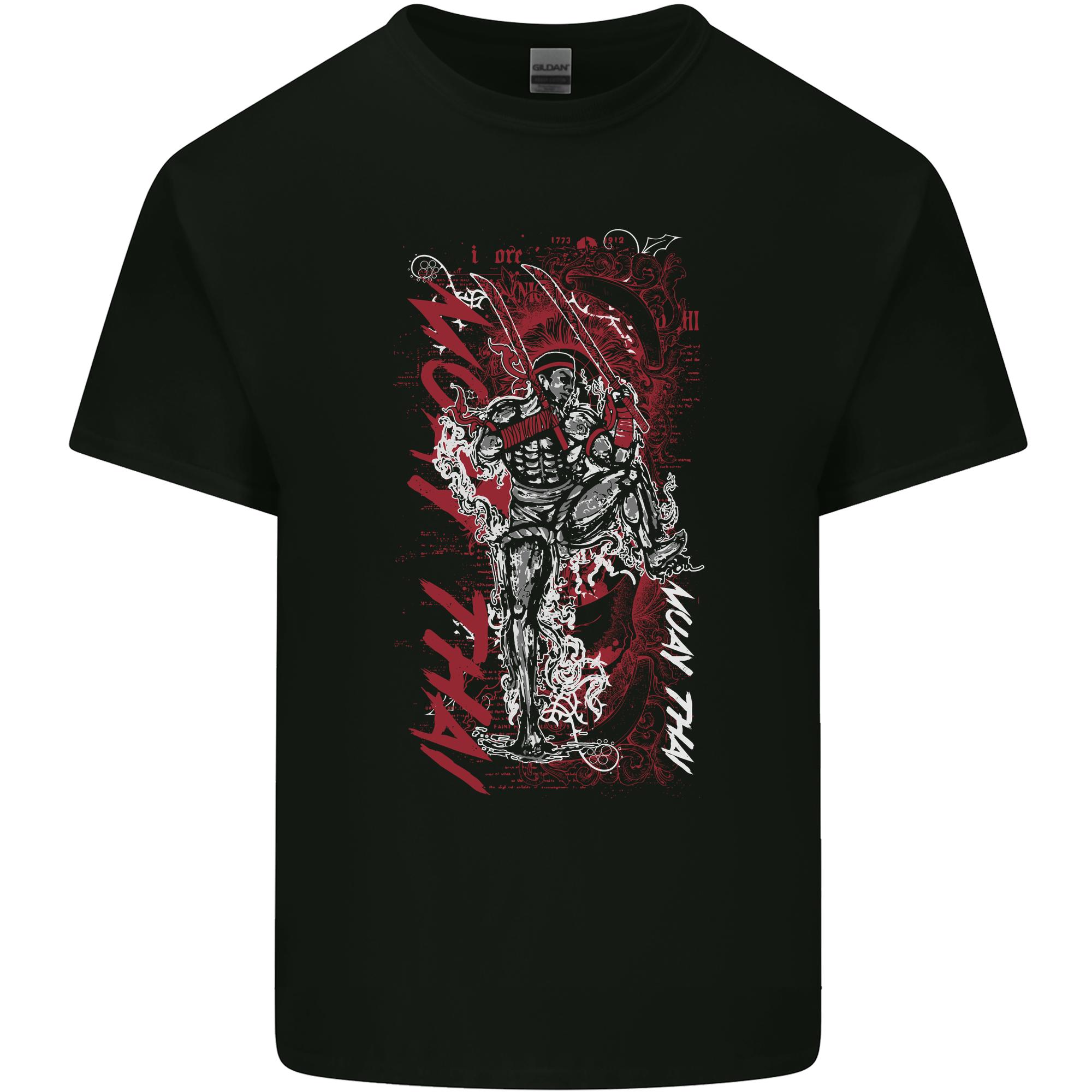 Muay Thai Fighter Warrior MMA Martial Arts Unisexs Light Cotton TShirt S