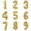 40inch Giant Golden Digital Balloon 0-9, Anniversary Party Decoration, Birthday Balloon