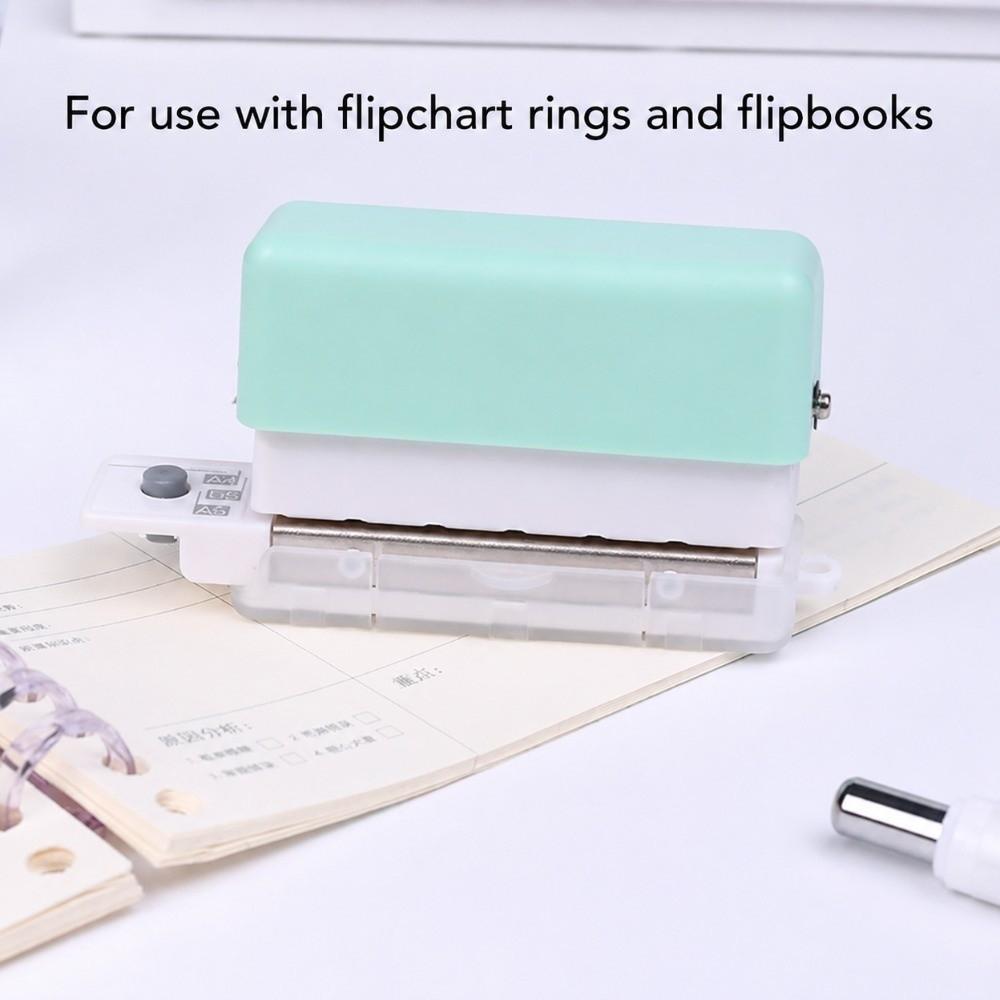 5.5mm Hole Diameter Loose Leaf Punching Machine ABS Handheld Mini Puncher Paper Crafting