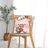 L-Lulu Pig Pillow Case  Comfy Pillow Cover Funny Pillowcases For Living Room Sofa