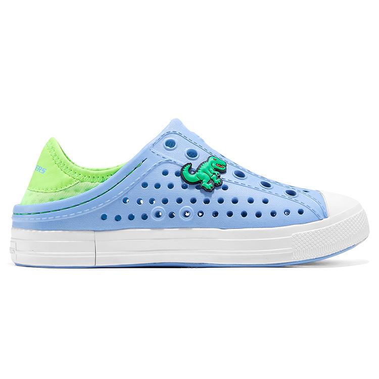 Skechers Kids Comfortable Versatile Durable Breathable Non-Slip Low-Top Sandals Kids Sandals Light-Blue 406810L-LTBL