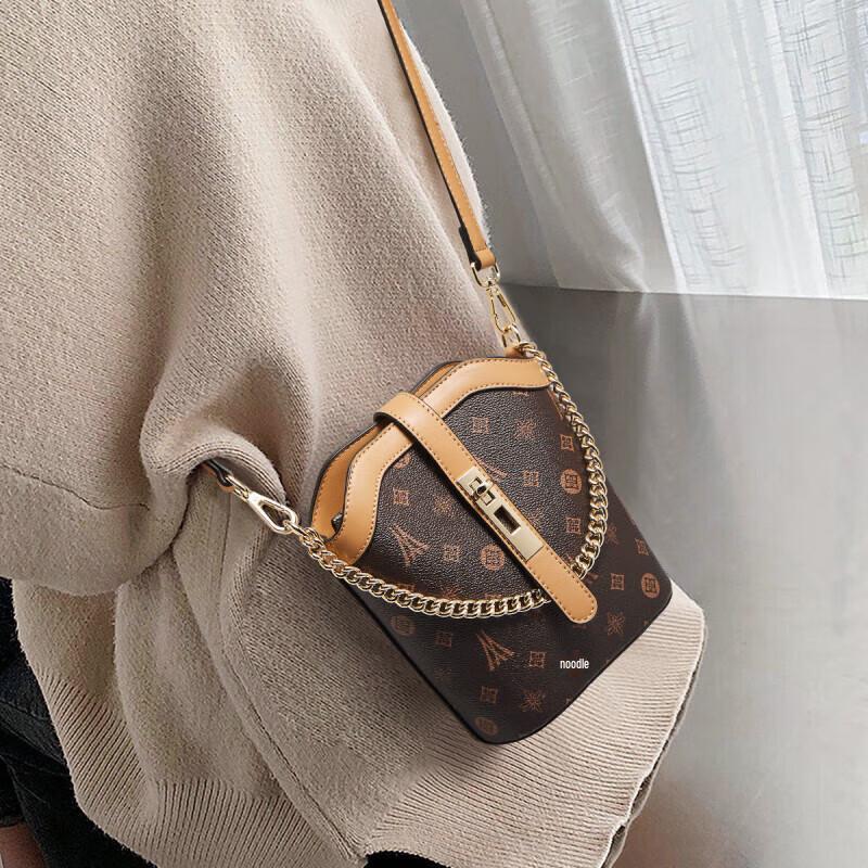 CROCODILE Women's Vintage Monogram Shoulder & Crossbody Bag