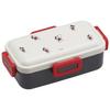 Skater Bento Box 530ml Antibacterial Fluffy Dome Lid For Women Made In Japan Disney Mickey Mouse PFLB6AG