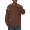 Men's  Fashion  Knitting  Pullover  Long Sleeves  Loose  Round Neck  Sweater