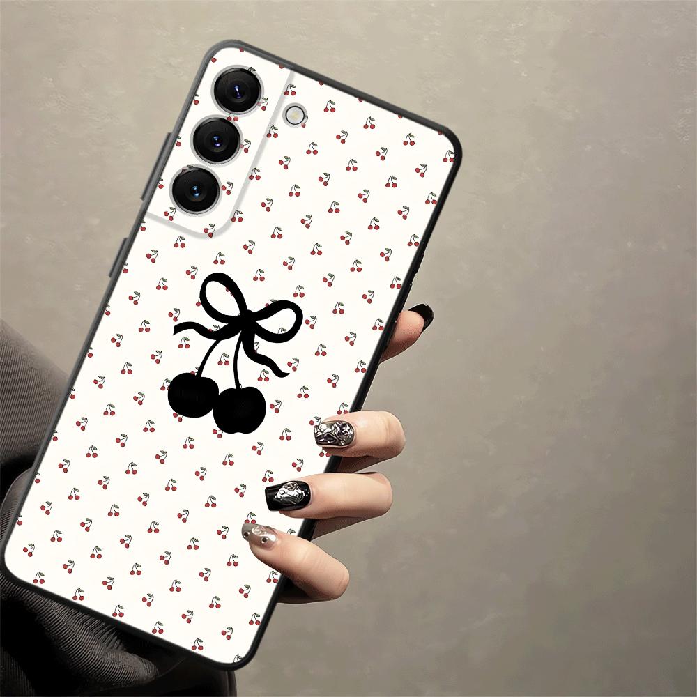 Cartoon Cherry Case for Samsung Galaxy A25 A16 A55 A23 A57 A15 A73 A51 A05 A53 A17 A06 A52 A36 A37 Phone Cover A12 A70 A41 A13