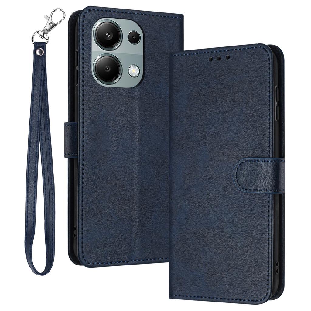 For Xiaomi Redmi Note 13 Pro 4G/Poco M6 Pro 4G Case Leather Wallet Anti-fall Smartphone Cover