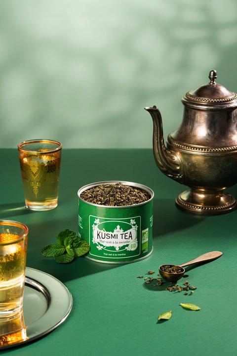 Kusmi Tea Spearmint Green Tea Herbata Zielona Sypana 100G