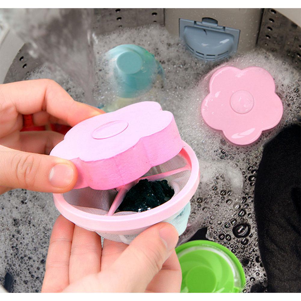 Mesh Filter Bag Hair Ball Removal Tool Washing Machine Hair Ball Suction Hair Remover Stick Bag