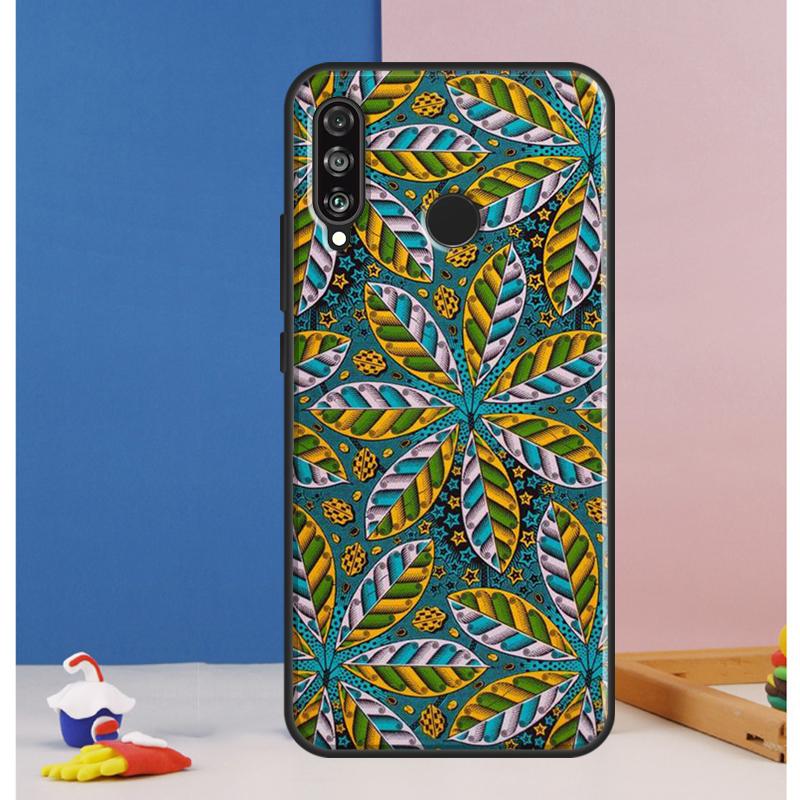 African Style Fabric Print Case For Huawei Nova 10 9 SE 8i 11i 12i 12s Y60 Y61 Y70 Y90 Y72 Y73 Y91 P60 Pro P30 P40 Lite