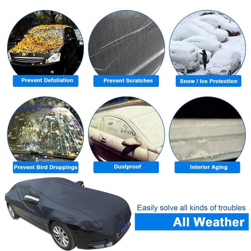 Car Cover Compatible BMW 4 Series Grand Coupe Half Car Cover Car Windshield Cover