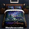 Teddy Bear Theme Custom Text Or Name 3Pcs Bedding Set,1 Flat Sheet & 2 Pillowcases Personalized Home Bedding
