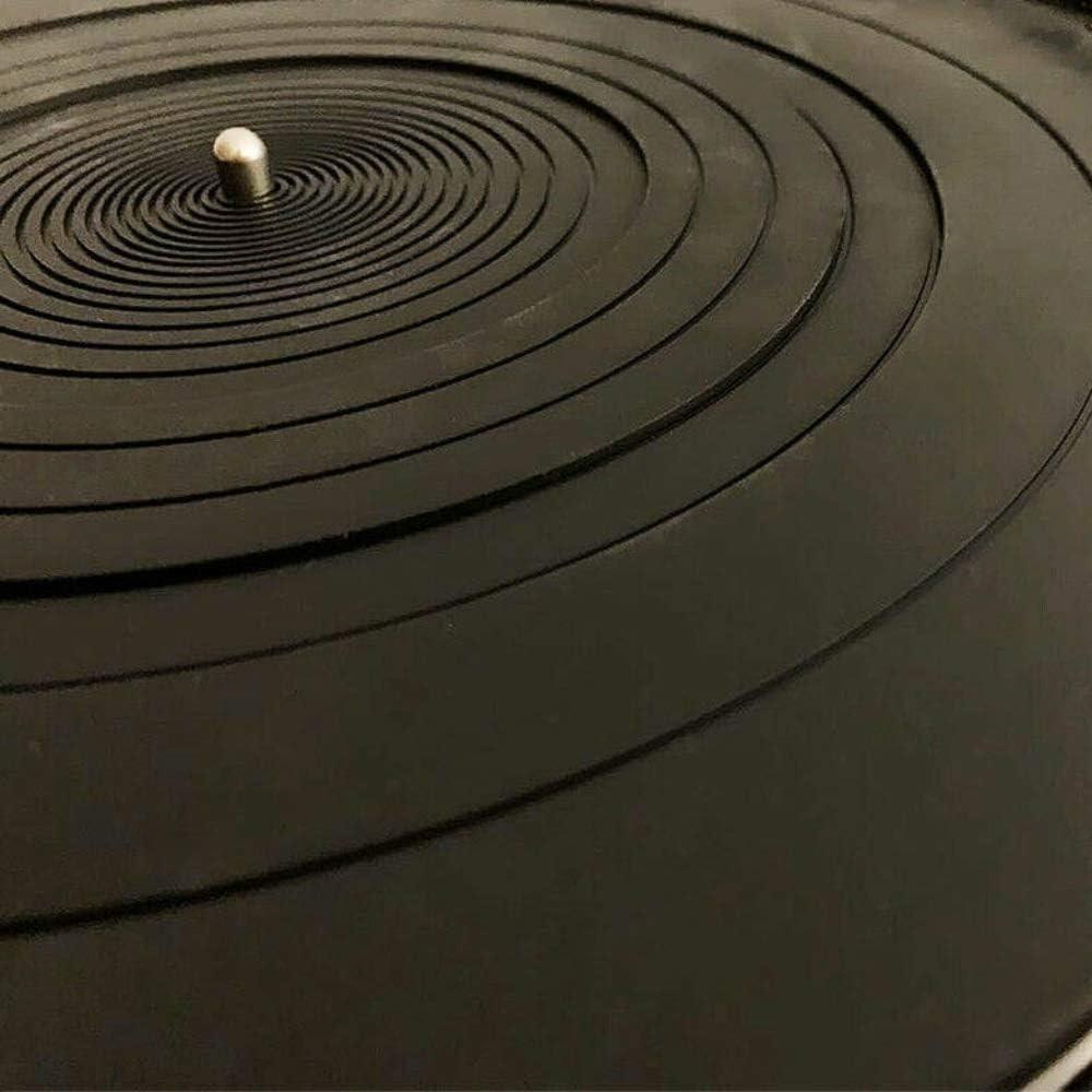 1× Turntable Platter Mat Rubber Silicone Pad For LP Record Players 12" Turntable