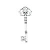 Key Charms Multi Color Alloy Key Tools Pendants For Gothic Themed Jewelry