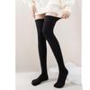 Thicken Warm Pairs Autumn Winter Women's Knee High Socks Thick and Warm Stockings Solid Color Slimming Stocking For Girls Gift