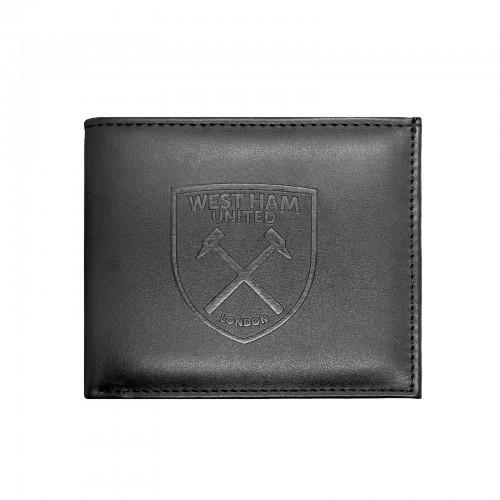West Ham United FC Crest Faux Leather Football Wallet