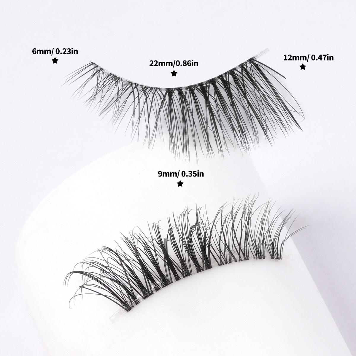 5 пар полунакладных ресниц манга — фото 5