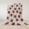Braune Pünktchen Flanelldecke Warm Weich Halloween Weihnachten Sofa Warm Gemütlich Dekoratives Dekor Geschenk Für Alle Jahreszeiten