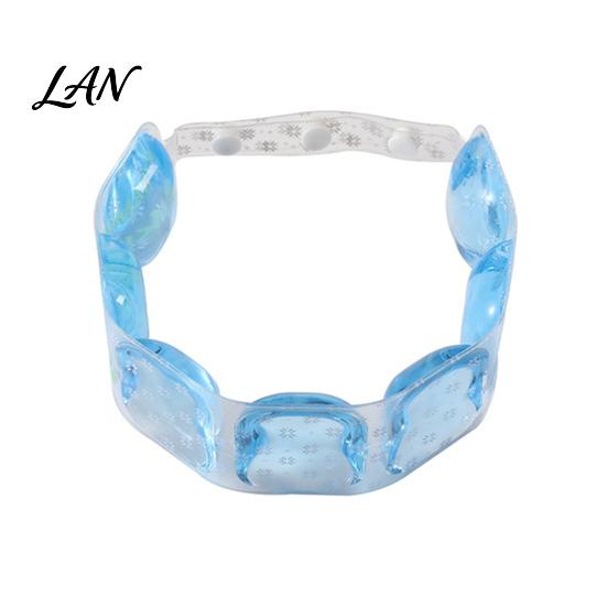 Durable Neck Ice Pack 1/2Pcs Cooling Wrap for Summer, Reusable Adjustable Wearable Pack, Lightweight Cold Heatstroke Prevention Cooler Collar Outdoor