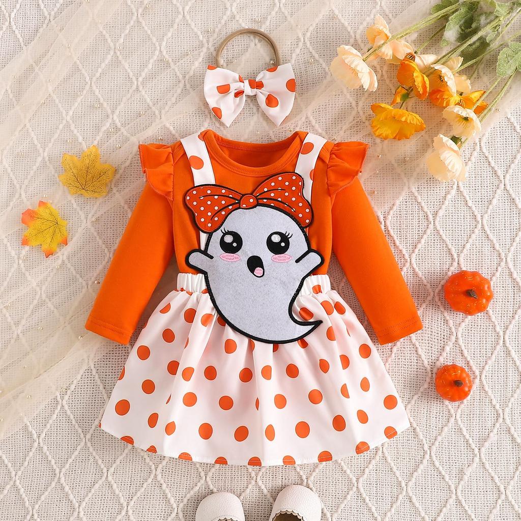 Girls Baby  Cartoon Romper