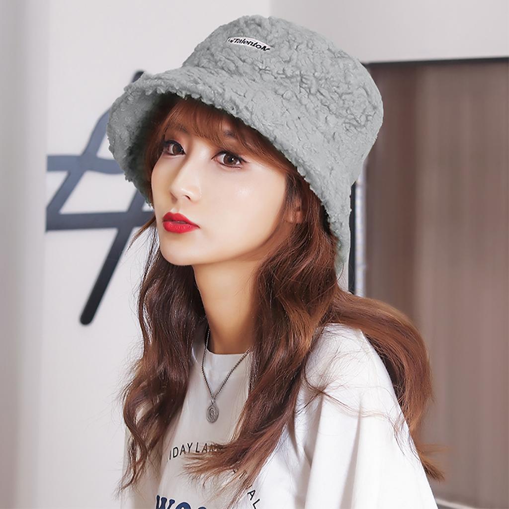 HaiTalentoM Donna a tinta unita caldo peluche visiera solare cappello da trekking  cappello pescatore cappello acquista in modo economico — spedizione  gratuita, recensioni reali con foto — Joom