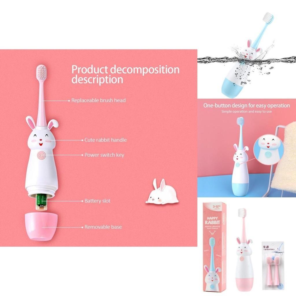 Superior Abs Material Electric Toothbrush For Kids With Soft Silicone Bristles