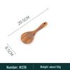 Teak Acacia Wood Kitchen Utensil Set: Spatula, Spoon, Ladle, Turner, Long Handle Rice Spoon