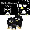 Cartoon Cool Black Penguin Plush Toy With Ultra Soft Short Fur For Kids And Teens