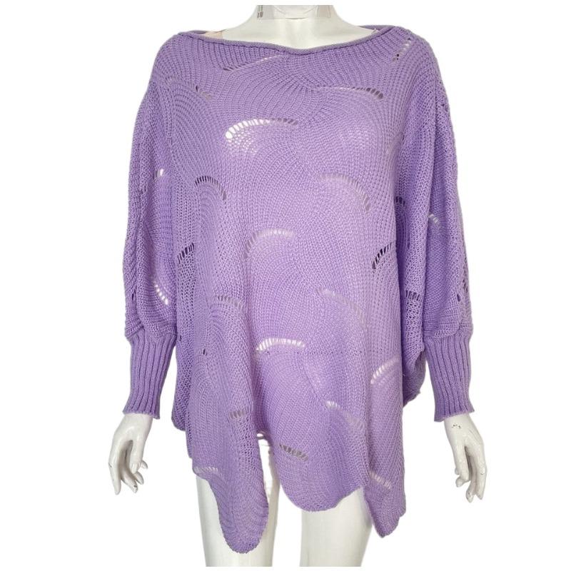 JKASHDK Damenmode, lässig, Herbst und Winter, Übergröße, langärmelig, O-Ausschnitt, lockere Pullover