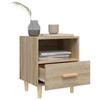 VidaXL Bedside Table Sonoma Oak 40x35x47 Cm 812012