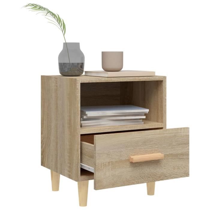 VidaXL Bedside Table Sonoma Oak 40x35x47 Cm 812012