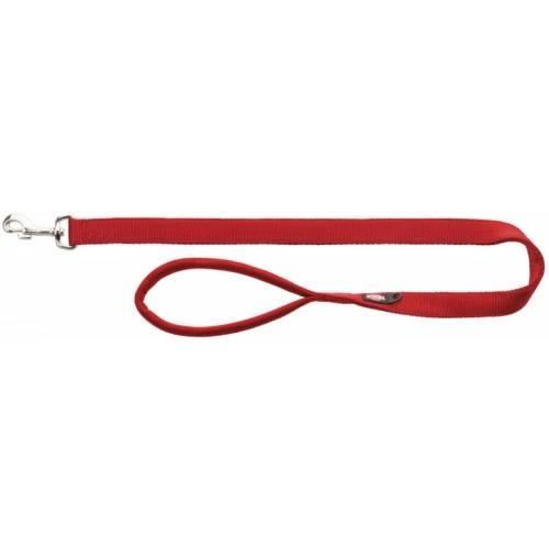 Laisse pour chien - Trixie - Premium - Extra longue 1,80 m - Doublée néoprène - Rouge