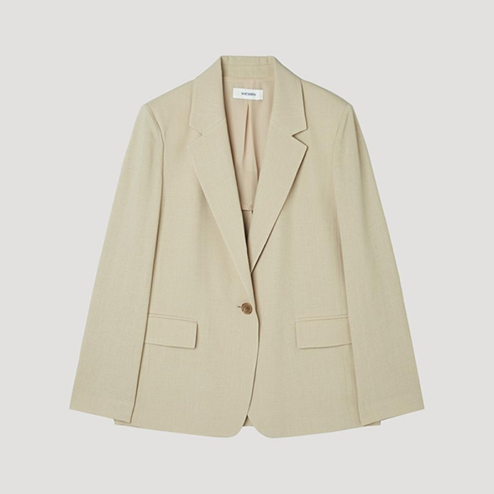 

[She S miSS] One Button Single breaSted Jacket Swwjkp22030 blacks/66