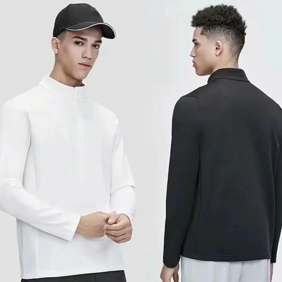 Men's Quick-Dry Long Sleeve T-Shirt for Running, Training, Fitness, and Hiking