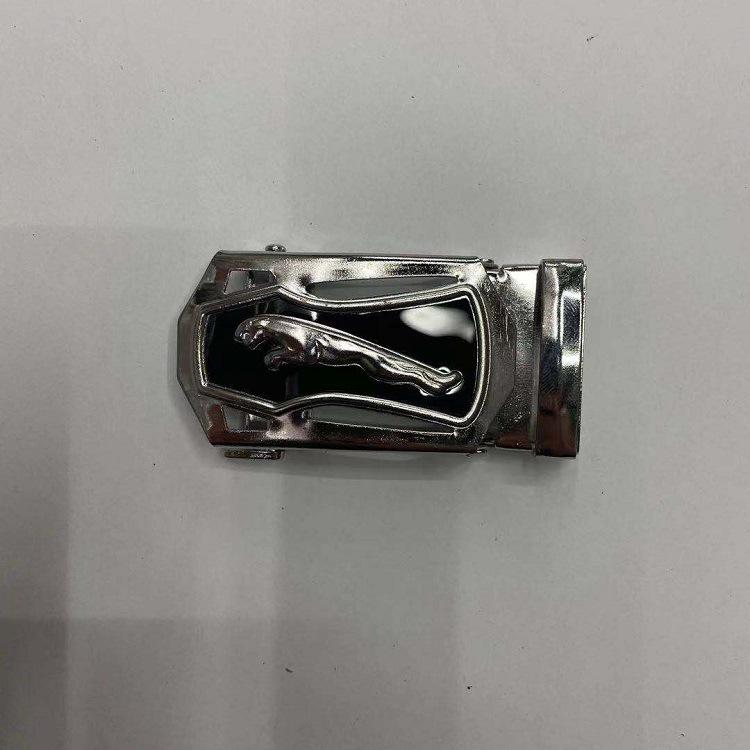 Men's Iron Automatic Belt Buckle with Logo