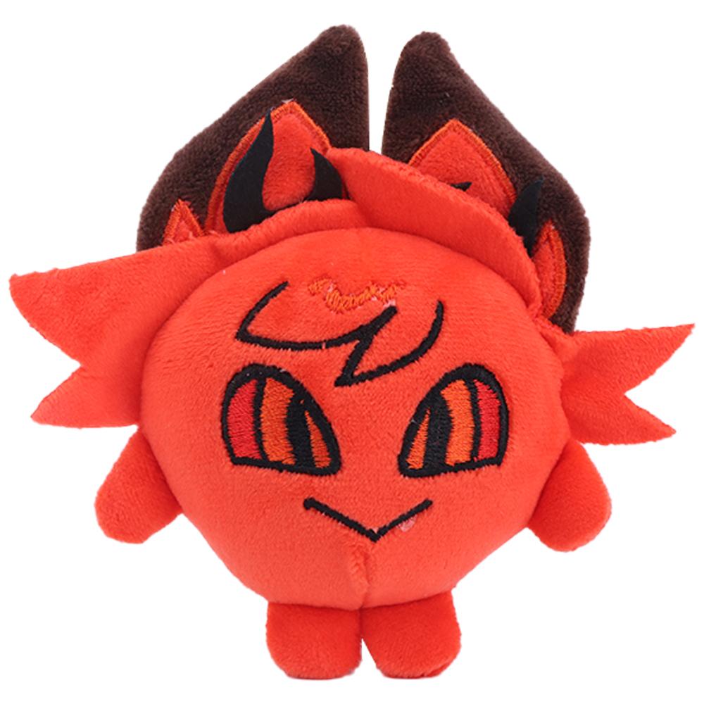 Cartoon Anime Vox Radio Red Alastor Cosplay Keychain Kawaii Plush Dolls Pendant Keyring Car Bag Accessories Ornament Kids Gifts
