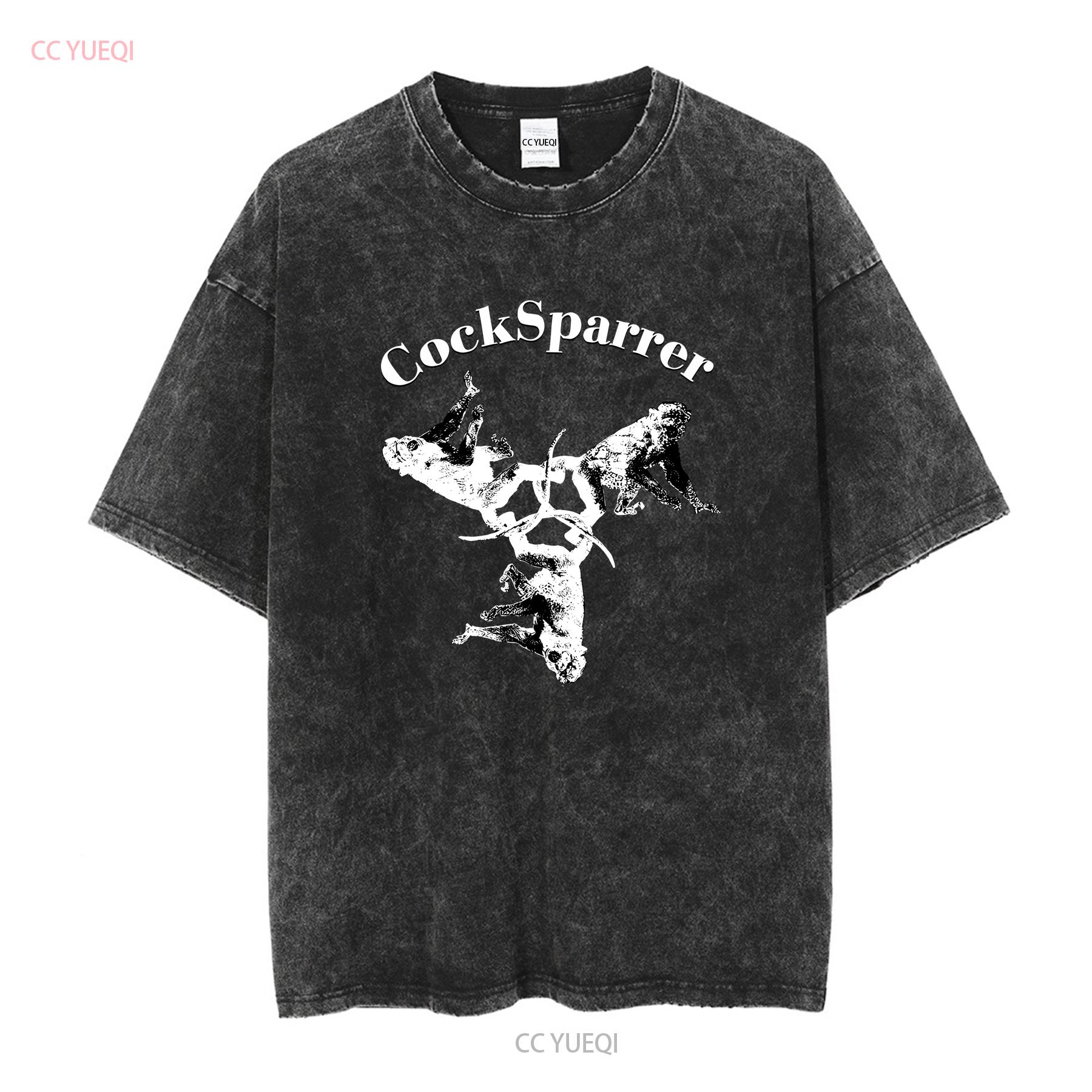 

COCK SPARRER TWO MONKEYS NEW BLACK T SHIRT long or short sleeves vintage Washed streetwear Breathable Stretched Slightly Unisex L