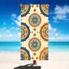 Boho Ethnic Colorful Paisley Floral Print Beach Towel Quick Dry Sand Free Absorbent Blanket Summer Holiday Beach Towel