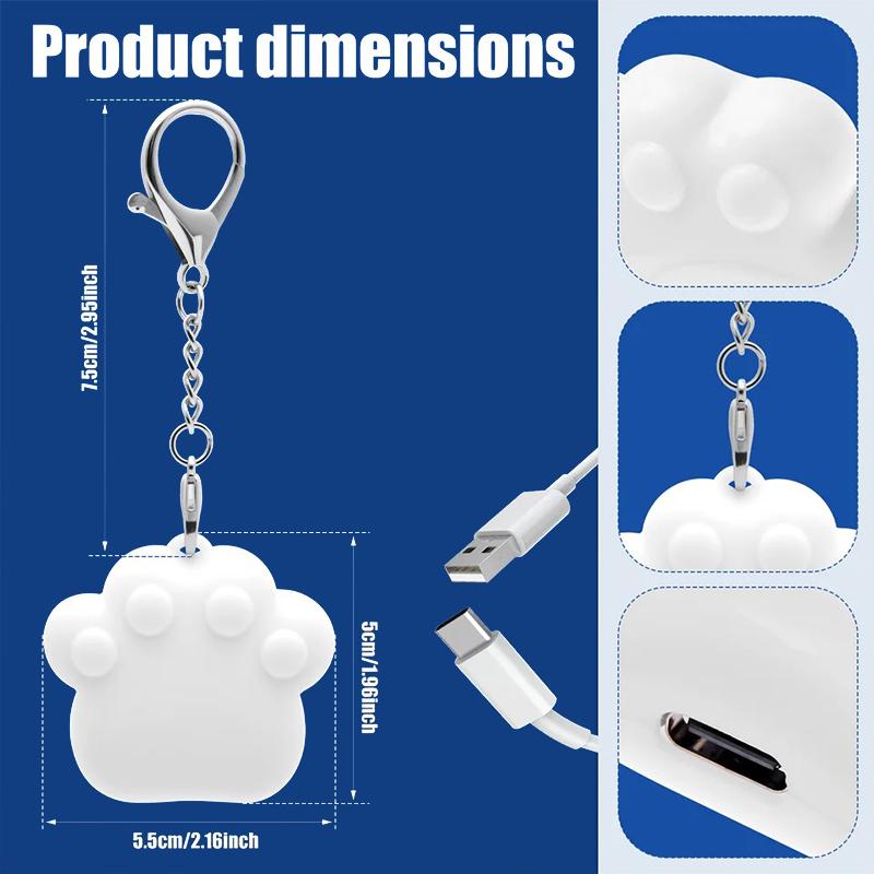 Lighting Star Bag Pendant Small LED Bookbag Light Suitable Touch Sensor Light Rechargeable LED Lamp For Students and Outdoor Enthusiasts Present