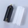 Plastic Sheath Tube White Casing 18650 Battery Torch Lamp Holder Case for Flashlight