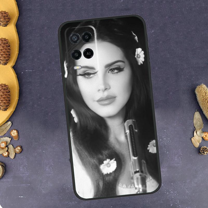 Singer Lana Del Rey Phone Case For Oppo A40 A60 A80 A78 A98 A18 A38 A58 A74 A94 A54 A16 A76 A96 A15 A17 A77 A57S