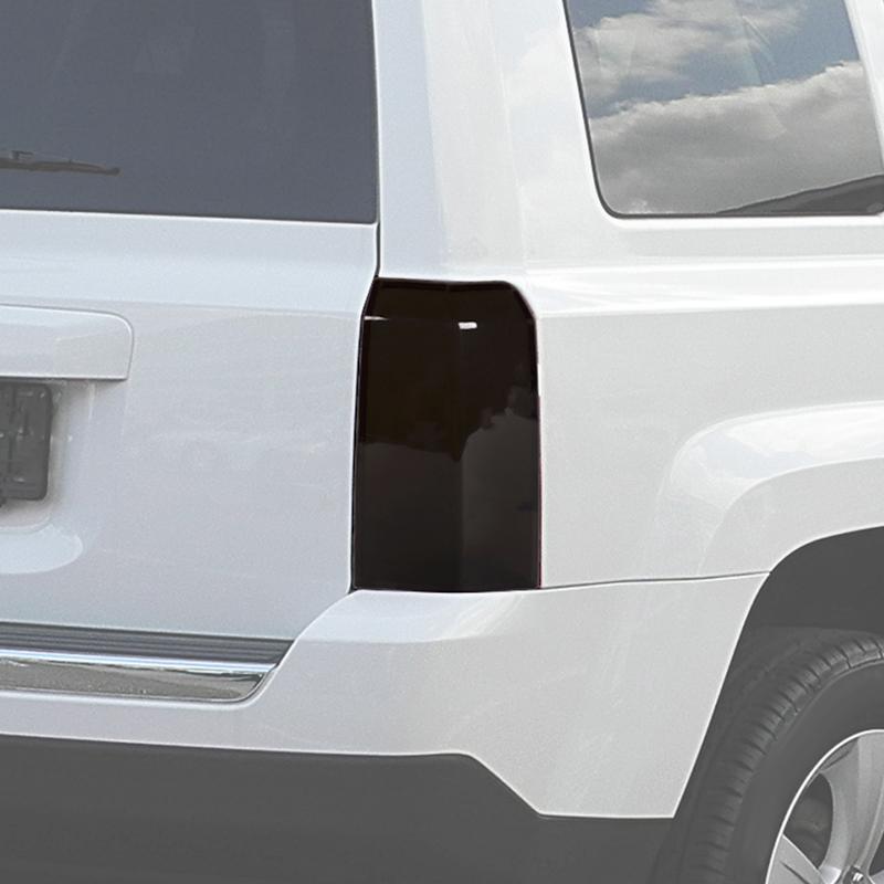 Car Tail Light Cover Taillight Decorative Stickers For Jeep Patriot  2011-2016 Car Exterior Accessories, Smocked Black