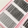 European & American Best-Selling Mixed False Eyelash Book: Large Capacity, Cluster & Segmented Self-Adhesive Lashes