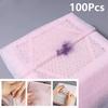 100pcs Non Woven Fabric Nail Vacuum Cleaner Filter Paper Filter Dust Collector Replace Nail Vacuuming Ultrathin Filter White