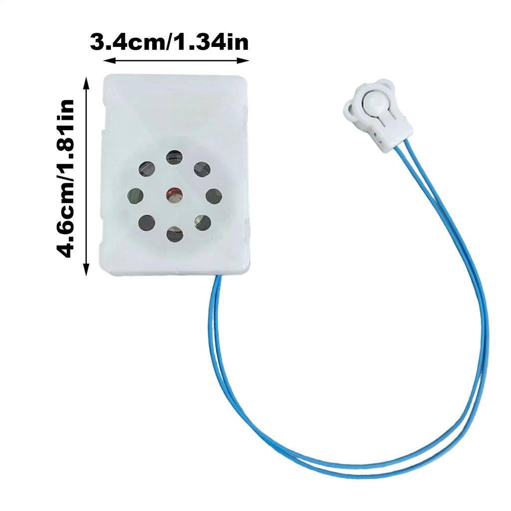 Mini Voice Recorder For Stuffed Animal Sound Recorder Voice Recorder Battery Operated Sound Recorder For Plush Toys Christmas