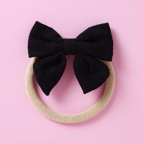 

Super Soft Nylon Elastic Bows Hairbands for Newborn Baby Girls Toddler Rubber Bands Headwear Hair Accessories Photo Props